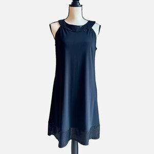 NORDSTROM- MSK | Sequin Trimmed Black Cocktail Dress